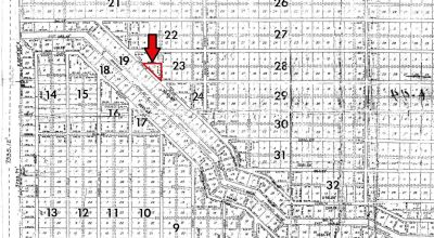 Triangle Shaped Corner Lot - Large Road Frontage